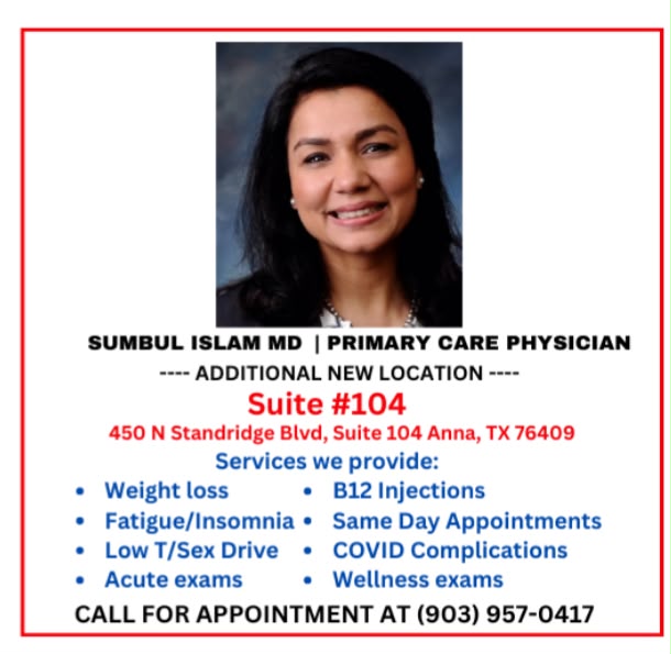 New location announcement flyer for the Anna, Texas office